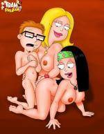 incest threesone between steve, hailey and francine